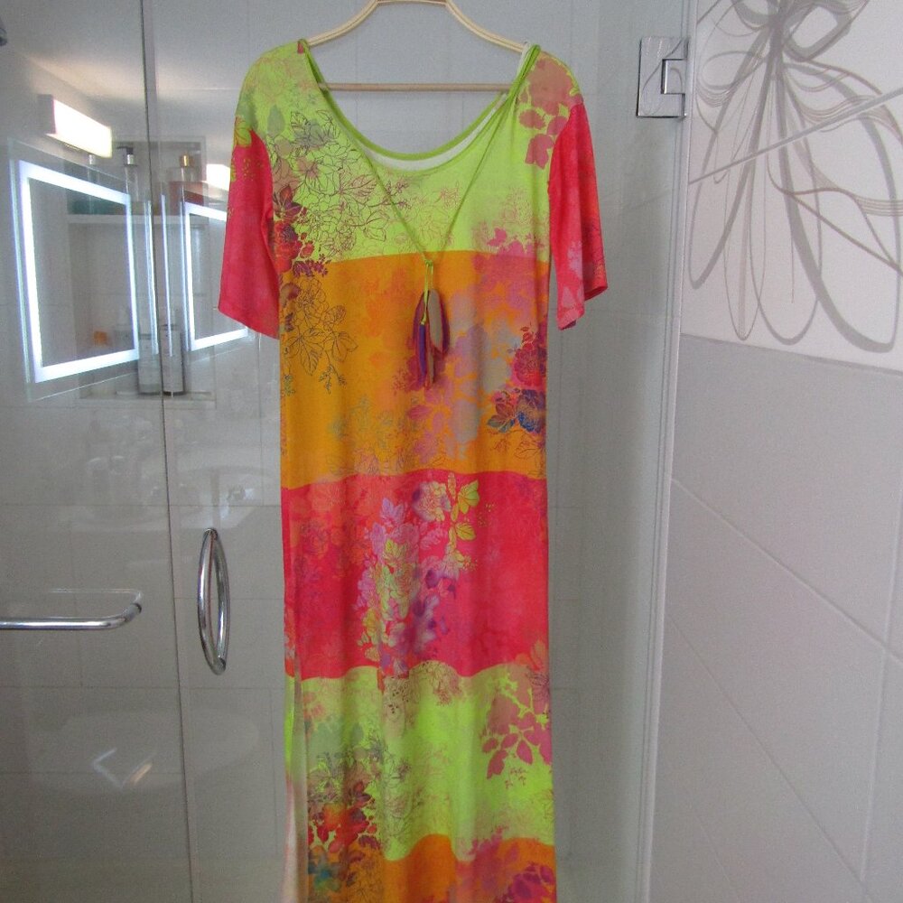 PALADINI Italian Colorful Beach Casual Dress--Size 44